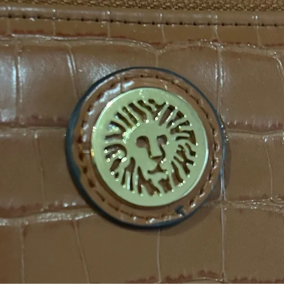Anne Klein Tan Croc-Embossed Wallet - Picture 7 of 7
